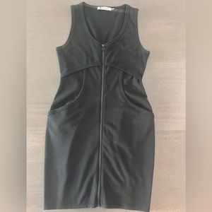 T by Alexander Wang Body Con Zipper Dress Sz M (4-6)